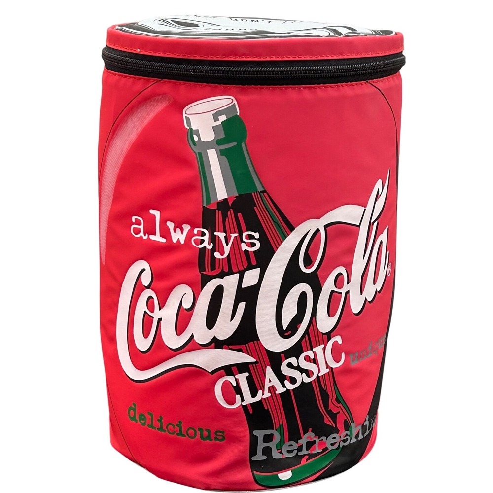 Coca-Cola 1999 Insulated Cooler Bag Red Can Shape Shoulder‎ Strap Vintage NEW